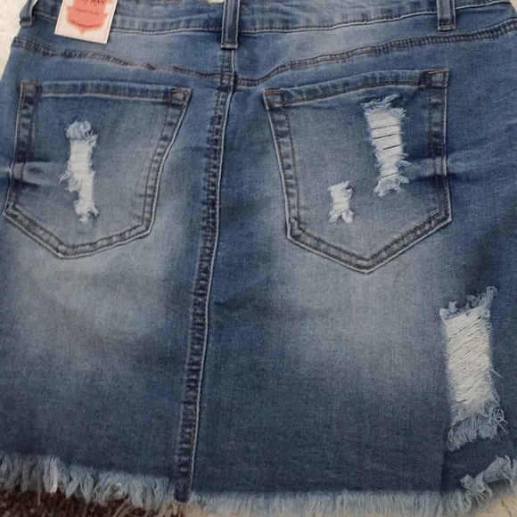 Denim Jean Skirt - Picture 5 of 12